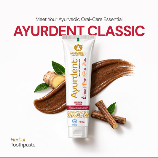 【Maharishi Ayurveda】 Ayurdent Classic – Ayurvedic Toothpaste for Toothache, Cavities & Sensitive Teeth｜アーユルデント クラシック｜Packof1