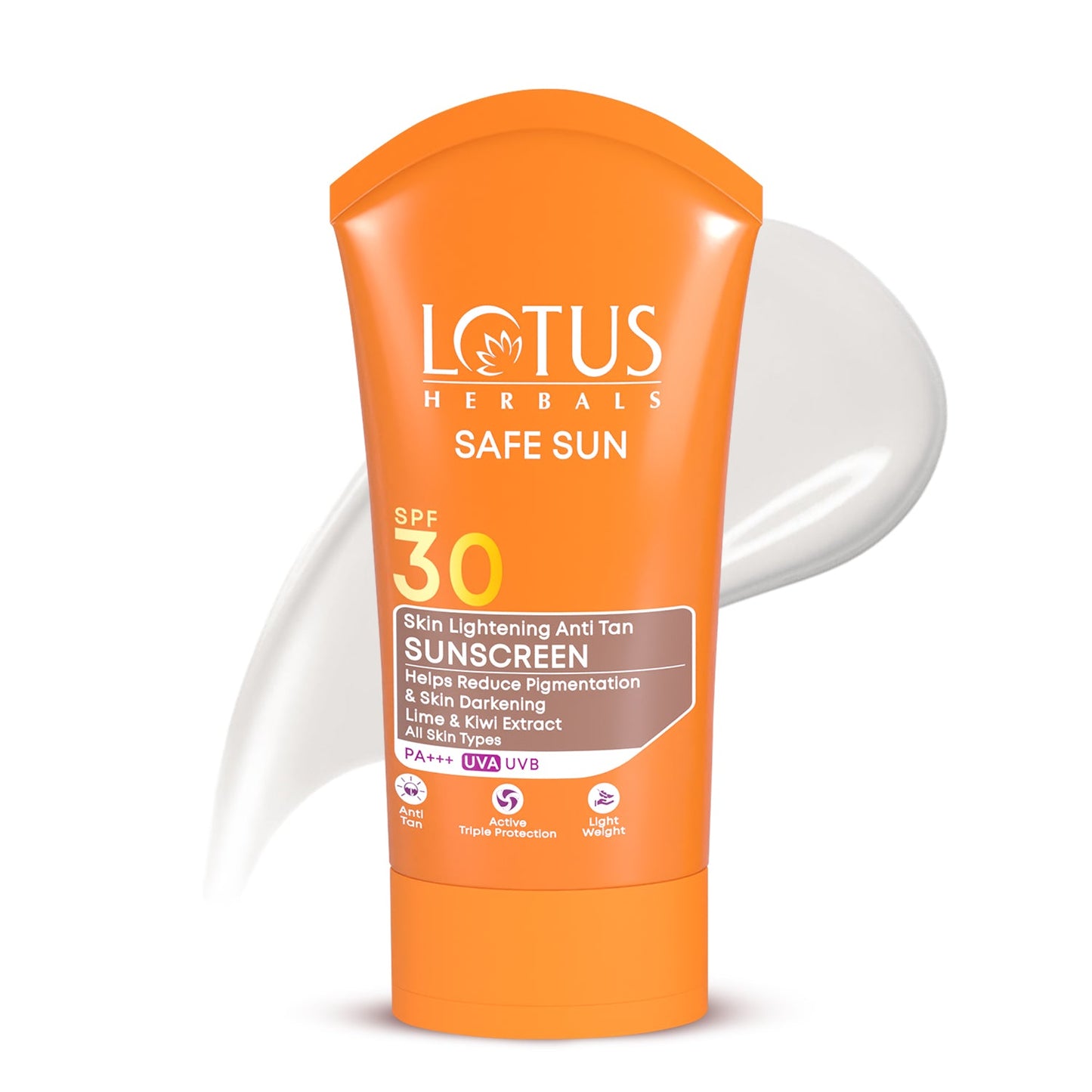 SAFE SUN Skin Lightening SUNSCREEN SPF-30 50g Pack of 2