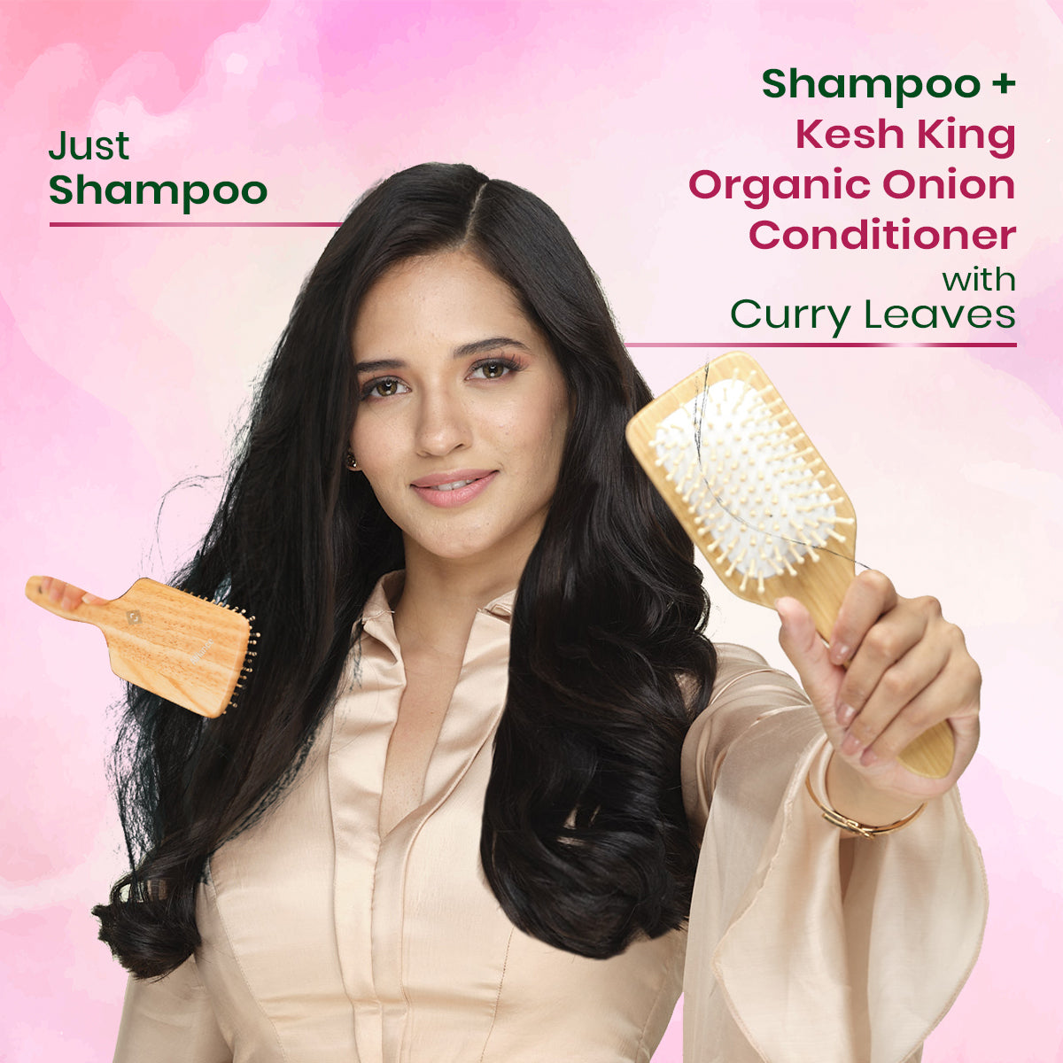 Kesh King Organic Onion Conditioner with Curry Leaves for hydrated and nourished hair 200 ml