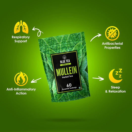 Mullein Herbal Tea - 60 Tea Bags 60 Tea Bags
