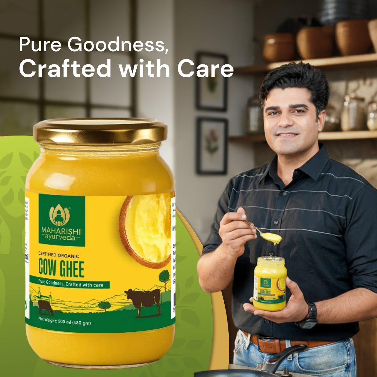 Pure Organic Cow Ghee | Improves Overall Wellness
