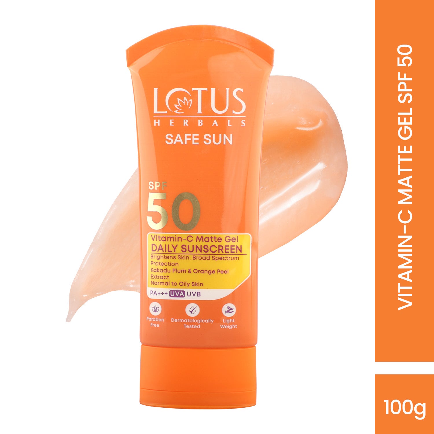 Safe Sun Vitamin-C MatteGEL Daily Sunscreen SPF 50 75g