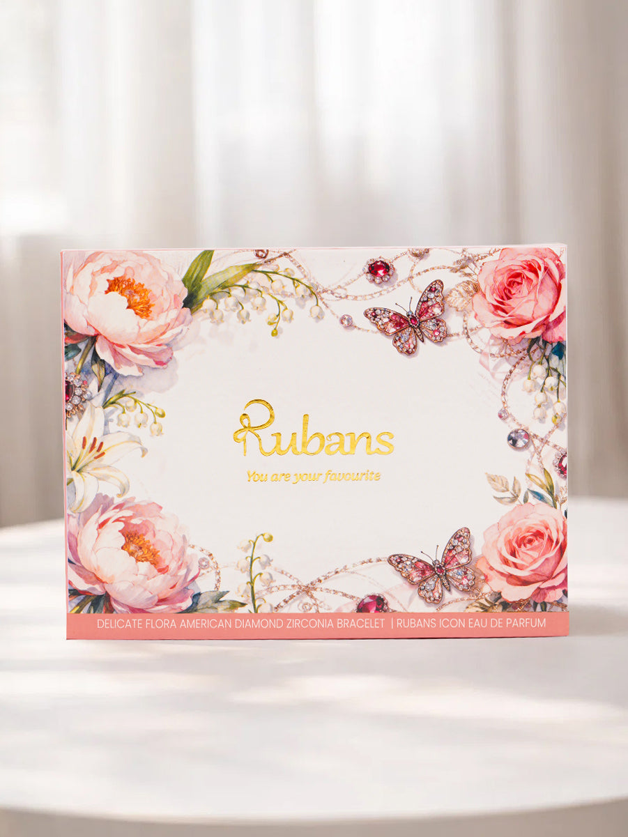 Delicate Flora Bracelet & Perfume Gift Box フリーサイズ
