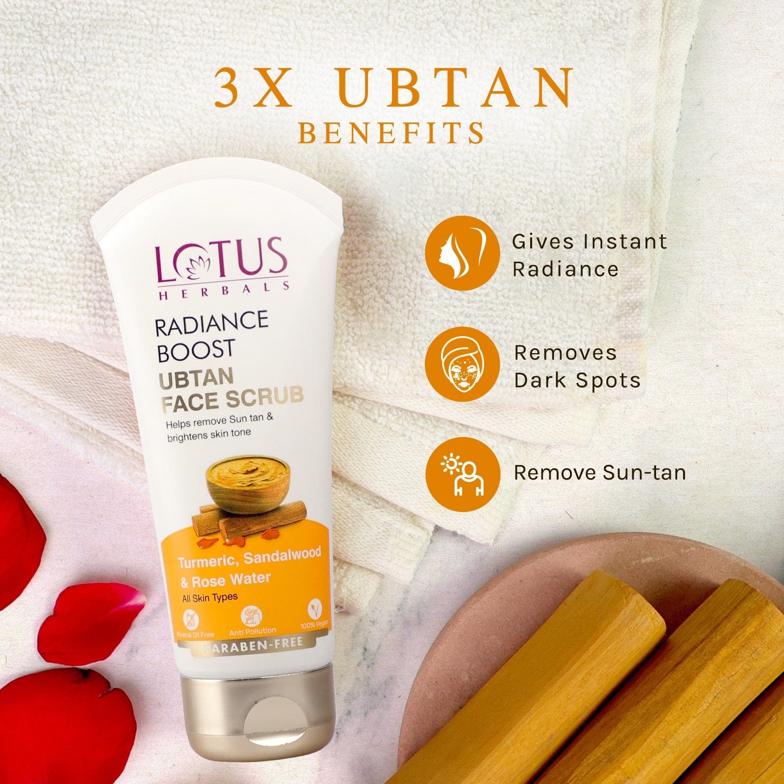 3X Ubtan Exfoliation Kit Combo
