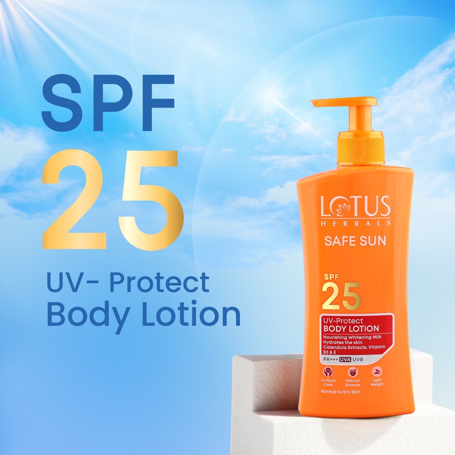 Safe Sun UV Protect Body Lotion SPF 25 PA+++ 250 ml