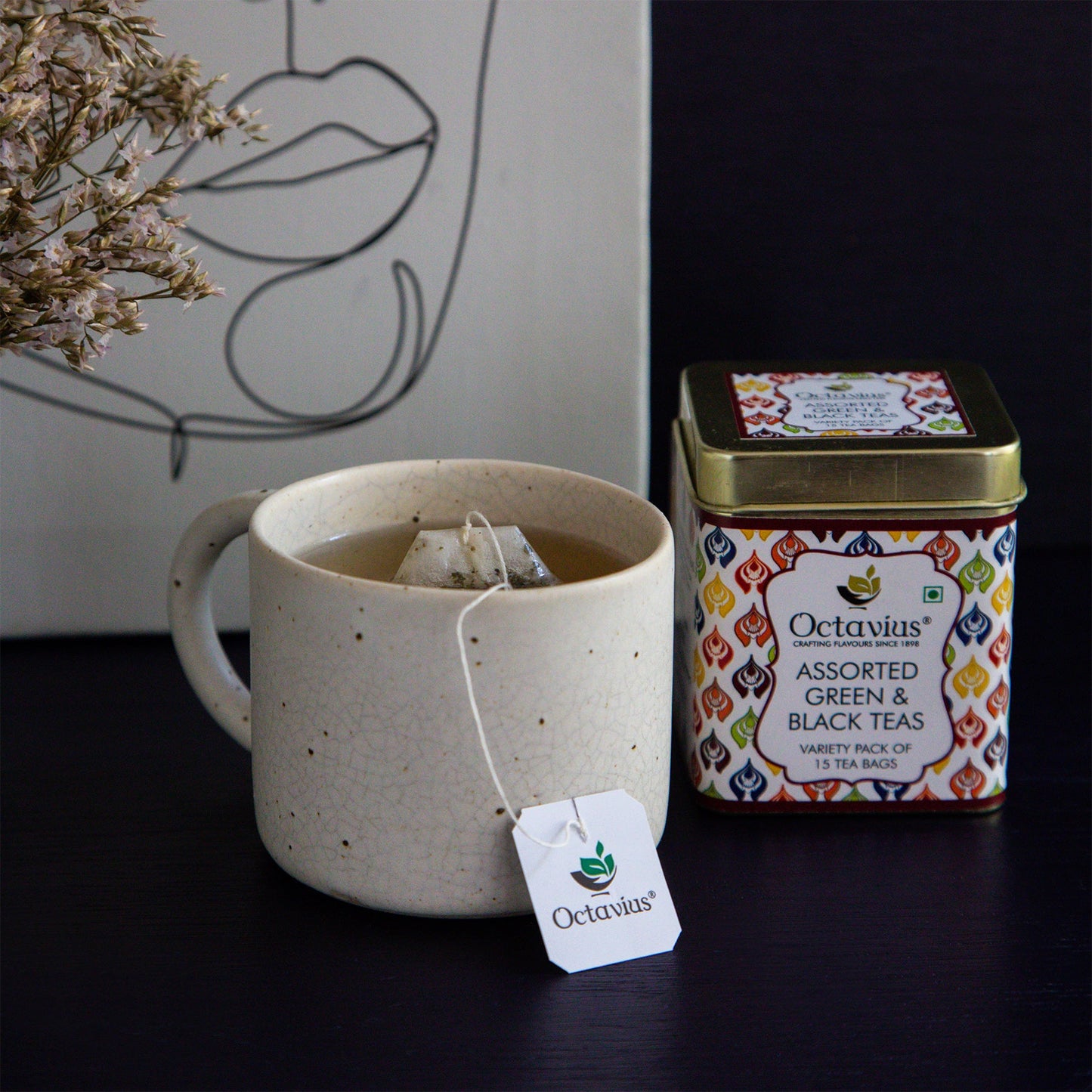 5 Assorted Black & Green Teas - 15 Teabags 15teabags
