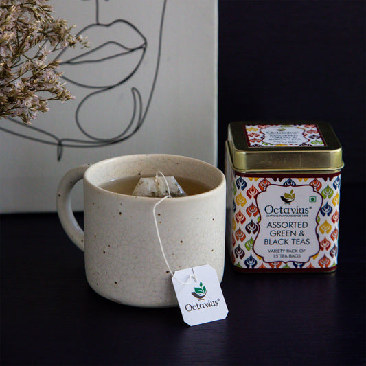 5 Assorted Black & Green Teas - 15 Teabags 15teabags