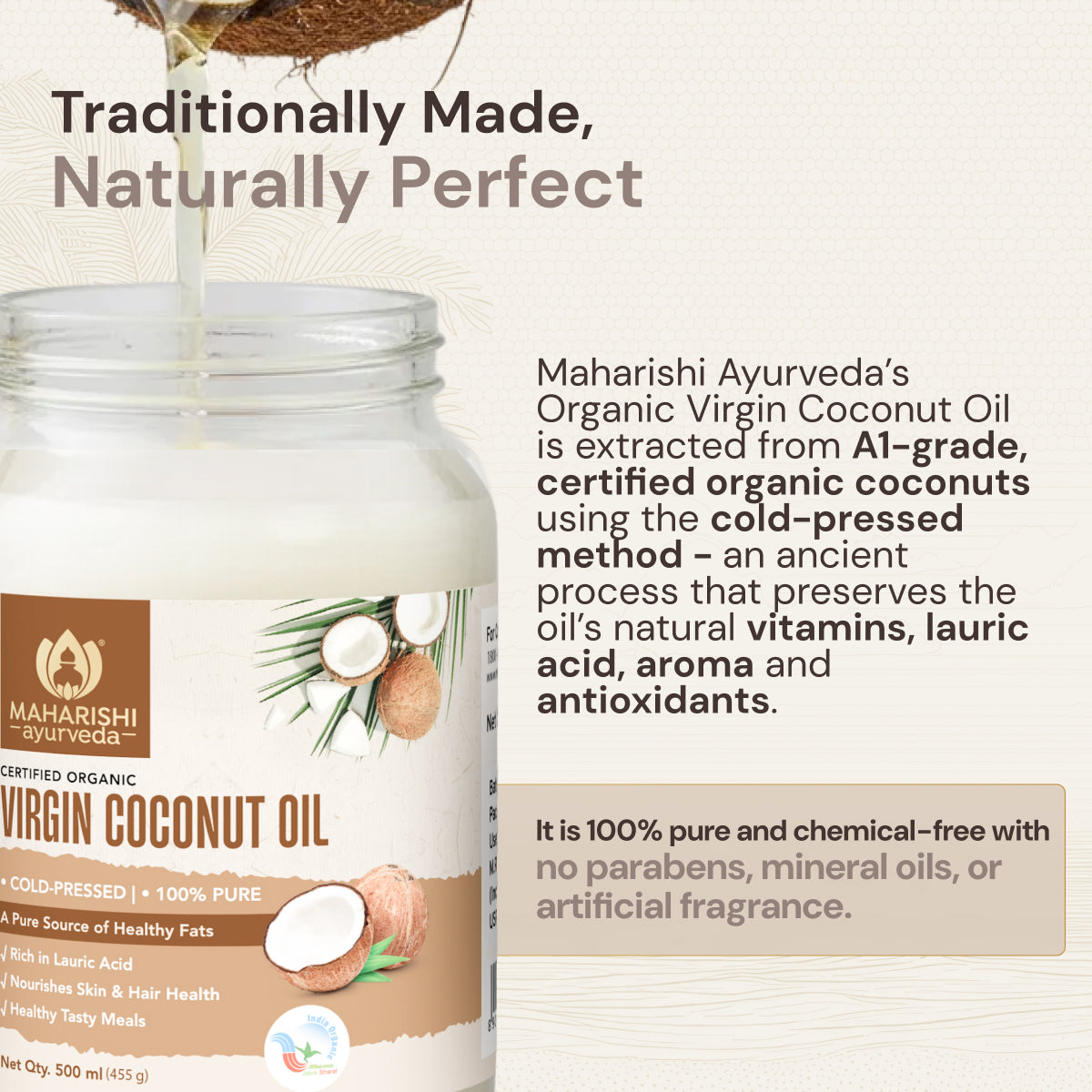 Virgin Coconut Oil Benefits for Skin and Hair | Cold Pressed Oil
