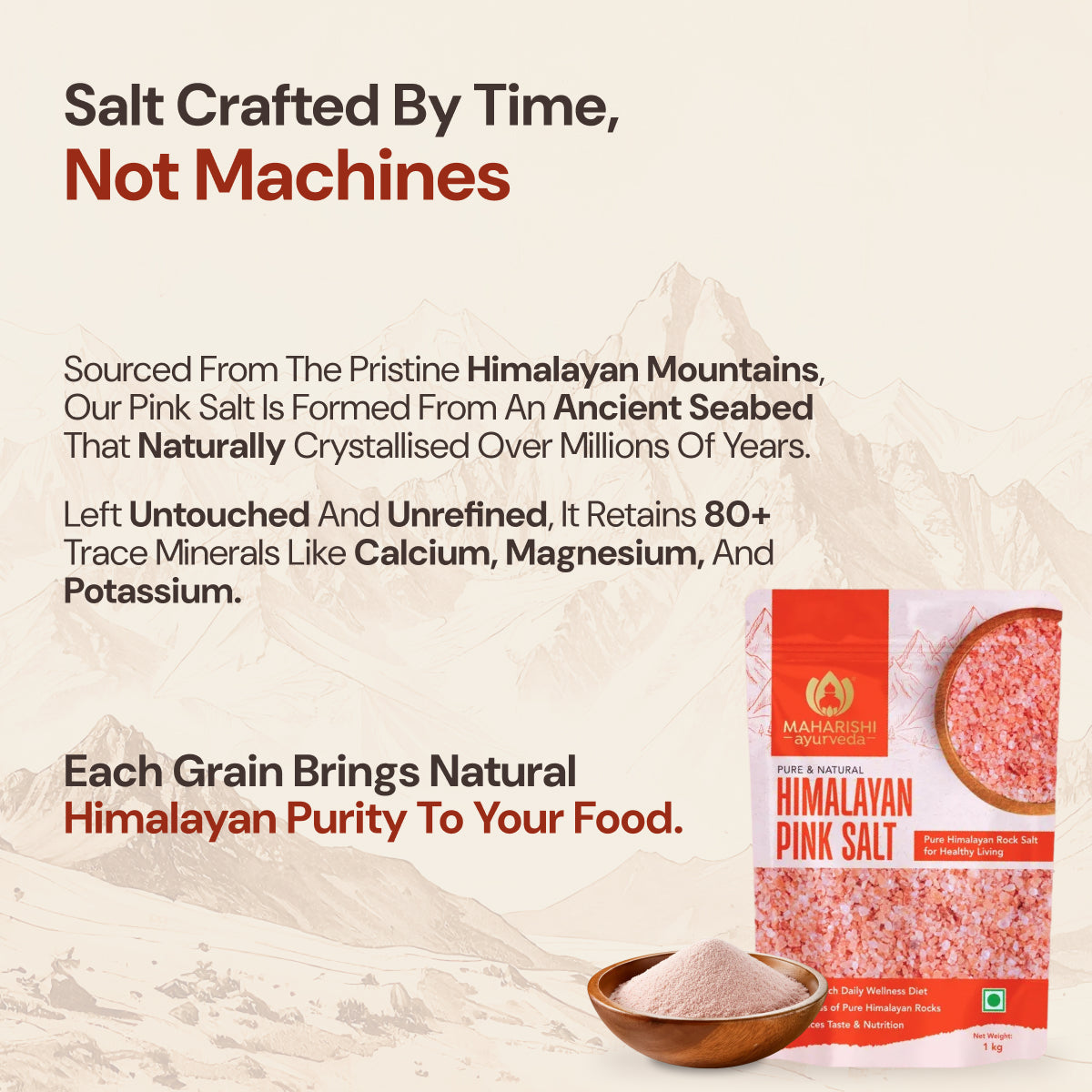 Pure Himalayan Pink Salt | Mineral-Rich Rock Salt Benefits
