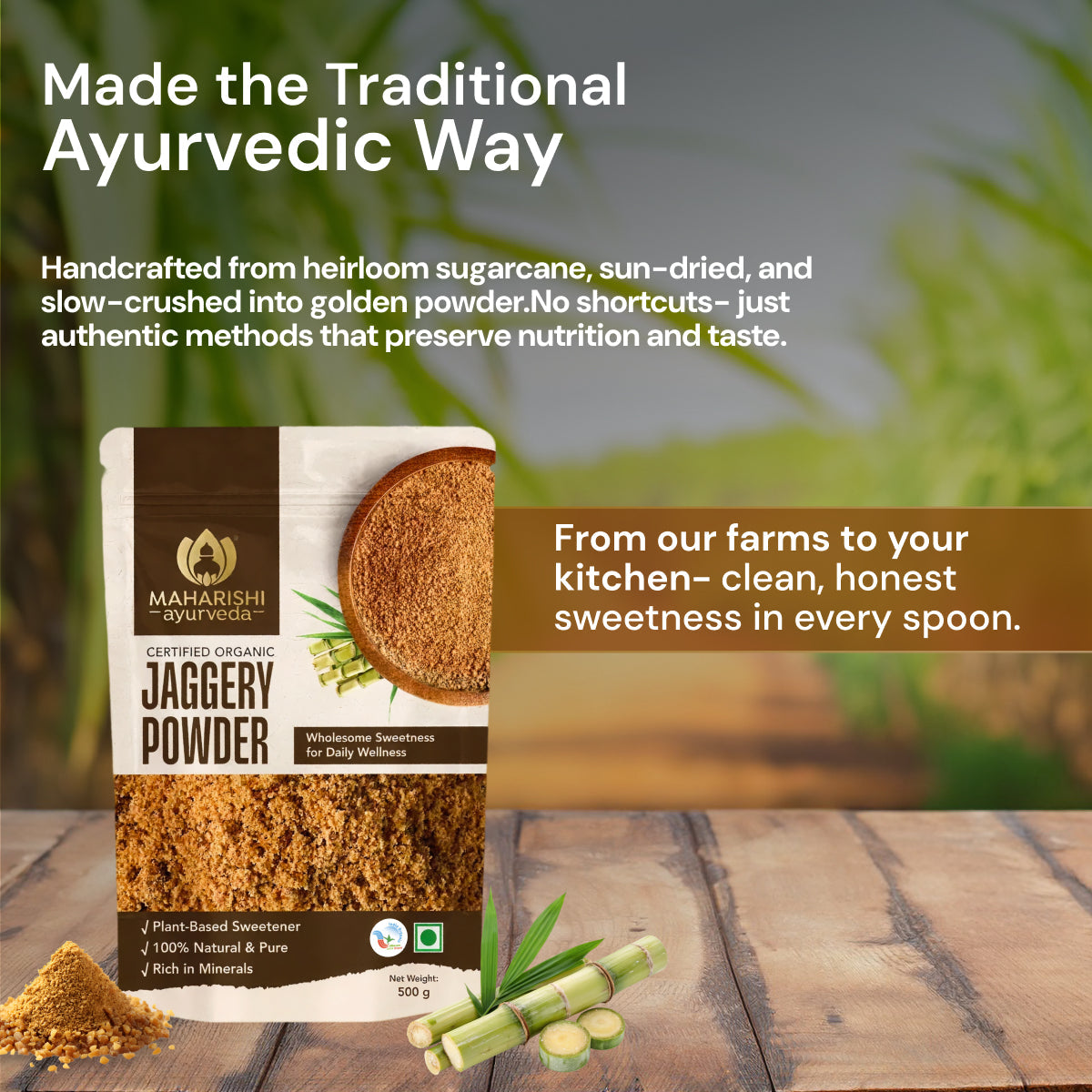 Organic Jaggery Powder | Best Jaggery Powder Available near you