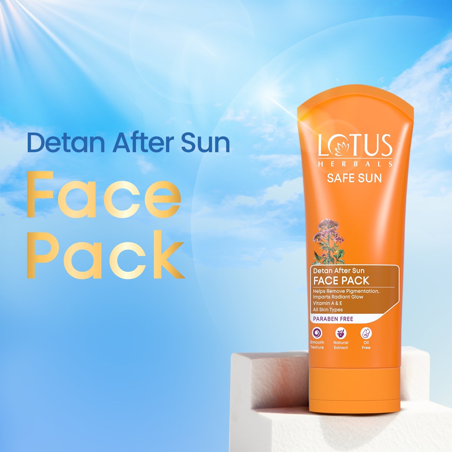 Safe Sun DeTAN After-Sun Face Pack 100 g