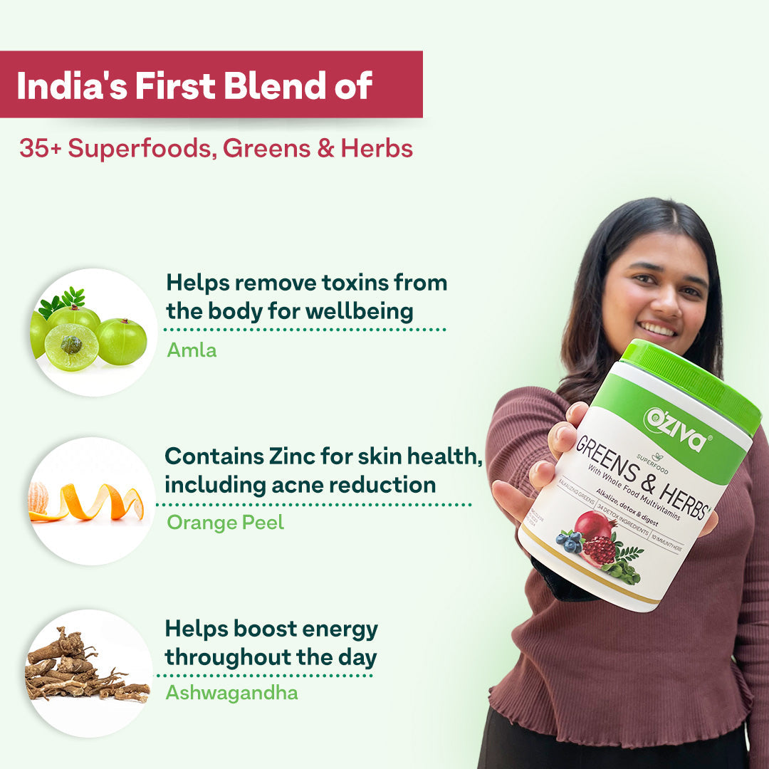 Superfood Greens & Herbs for Acne & Gut Health 250g