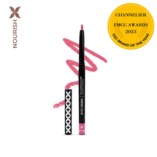 【Just Herbs】 Fill & Define Lip Liner with Shea Butter and Coconut Oil 04 Dirty Rose