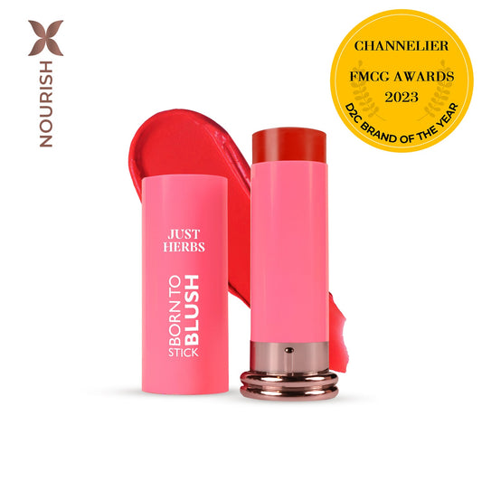 【Just Herbs】 Born To Blush Stick with Shea Butter and Cica｜ボーン トゥ ブラッシュ スティック シアバター＆シカ｜04 Red Hot（レッドホット）