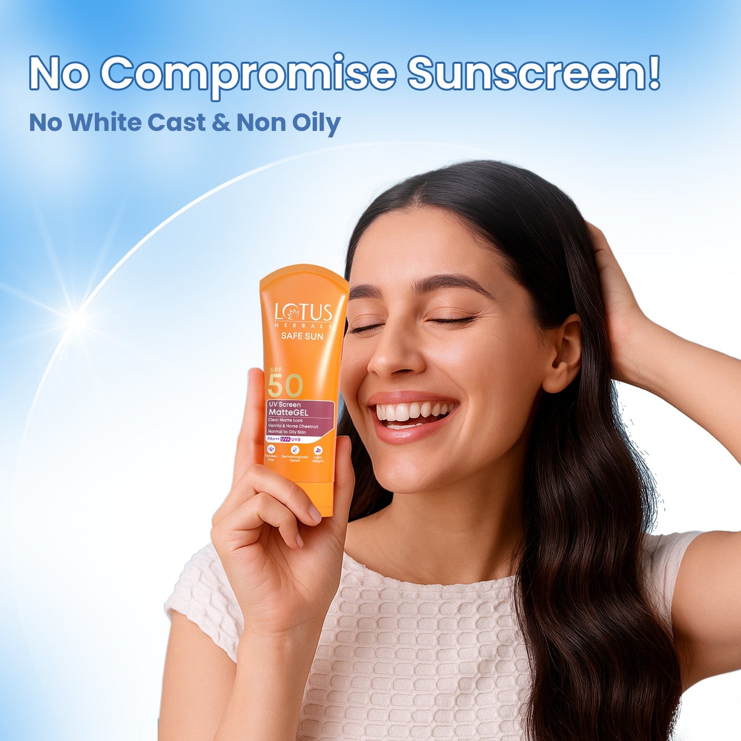 Safe Sun UV Screen MatteGEL Sunscreen SPF 50 PA+++ 100 g