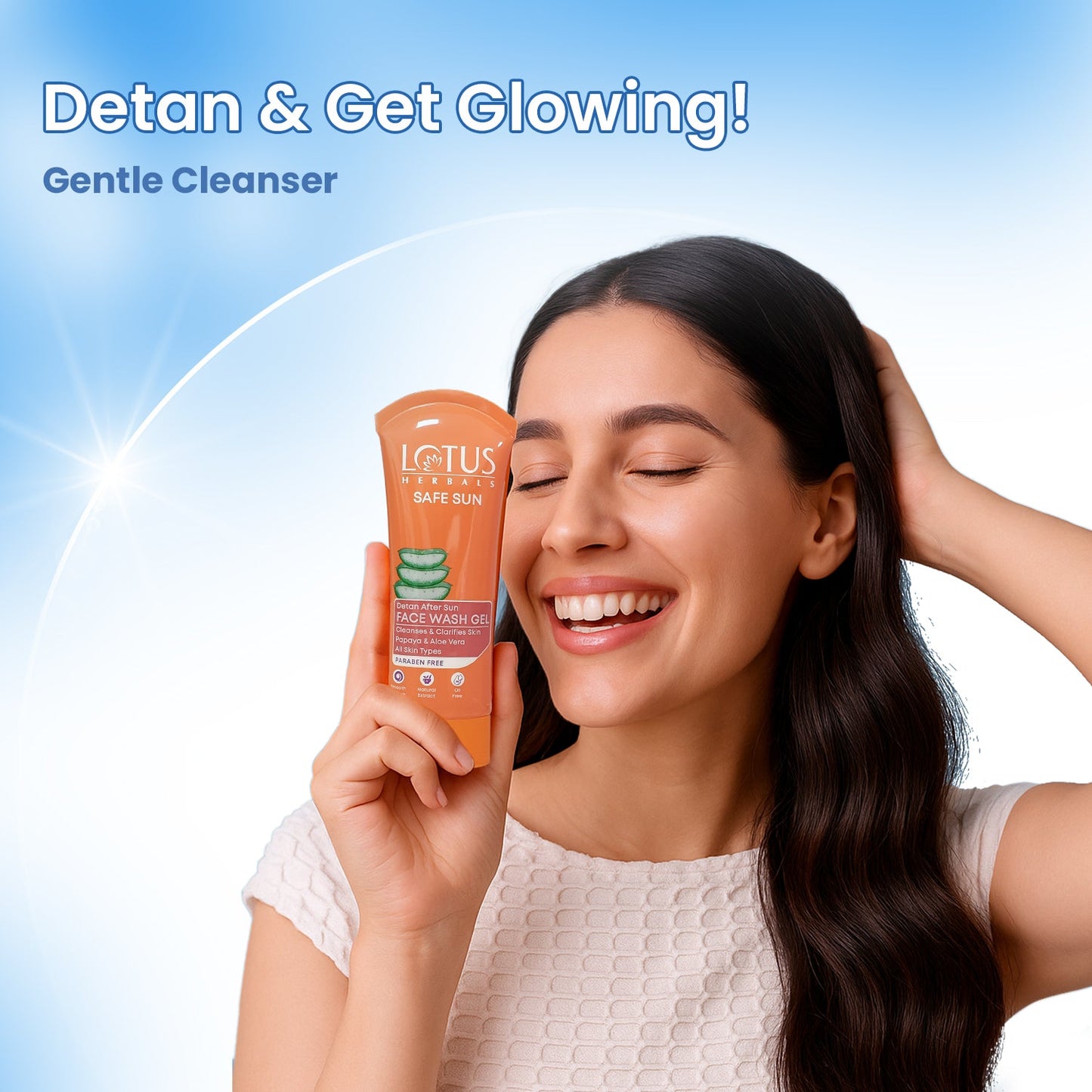 Safe Sun DeTAN Face Wash Gel 100 g
