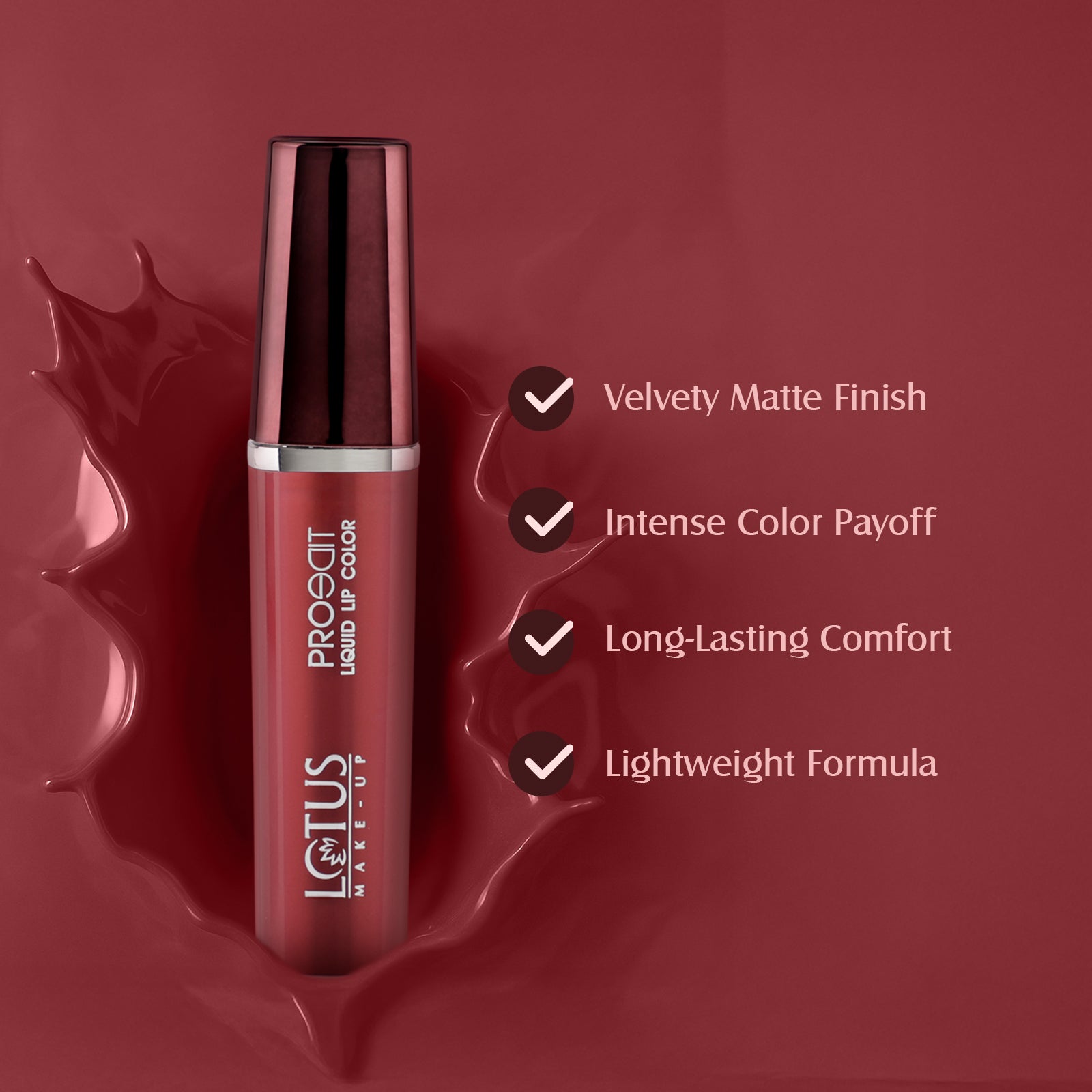Proedit Liquid Matte Lip Color MIDNIGHT / 8 g