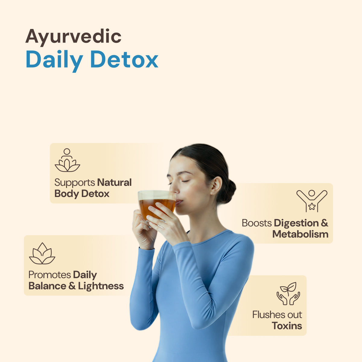 Pure Cleanse: Ayurvedic Detox Tea | Natural Purifying Herbal Blend