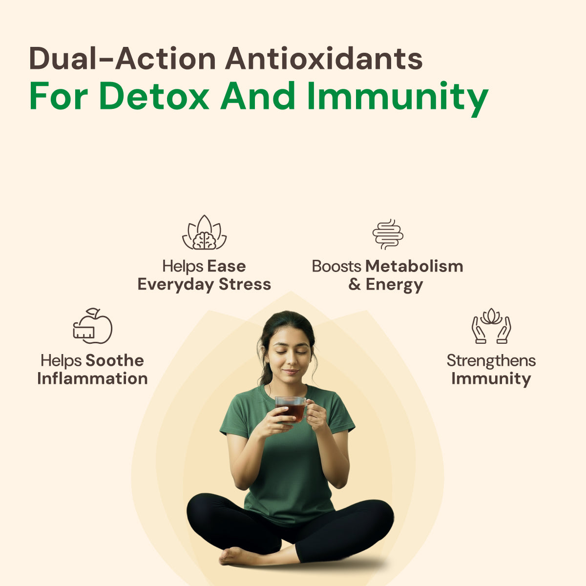 Tulsi Green Tea Premium | Organic Ayurvedic Blend