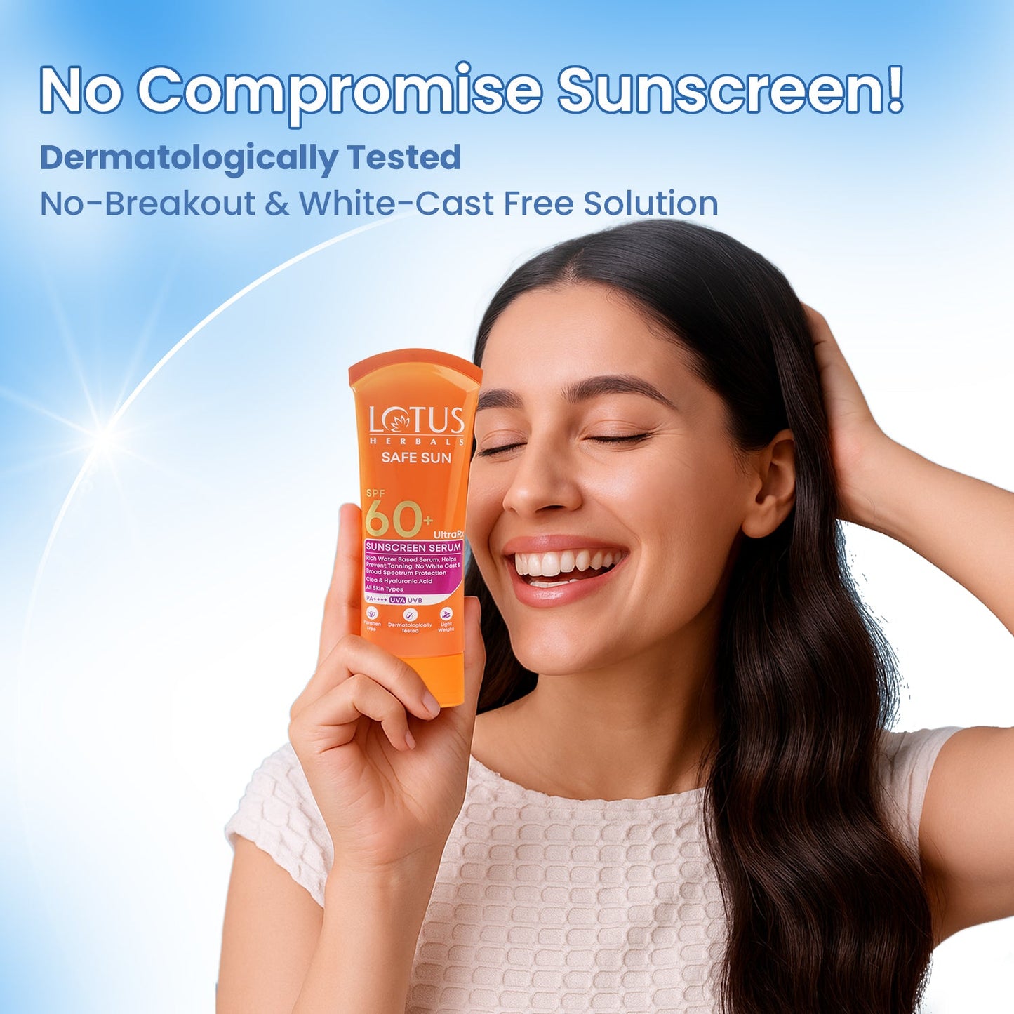 Safe Sun UltraRX Sunscreen Serum SPF 60 PA++++ 75ml