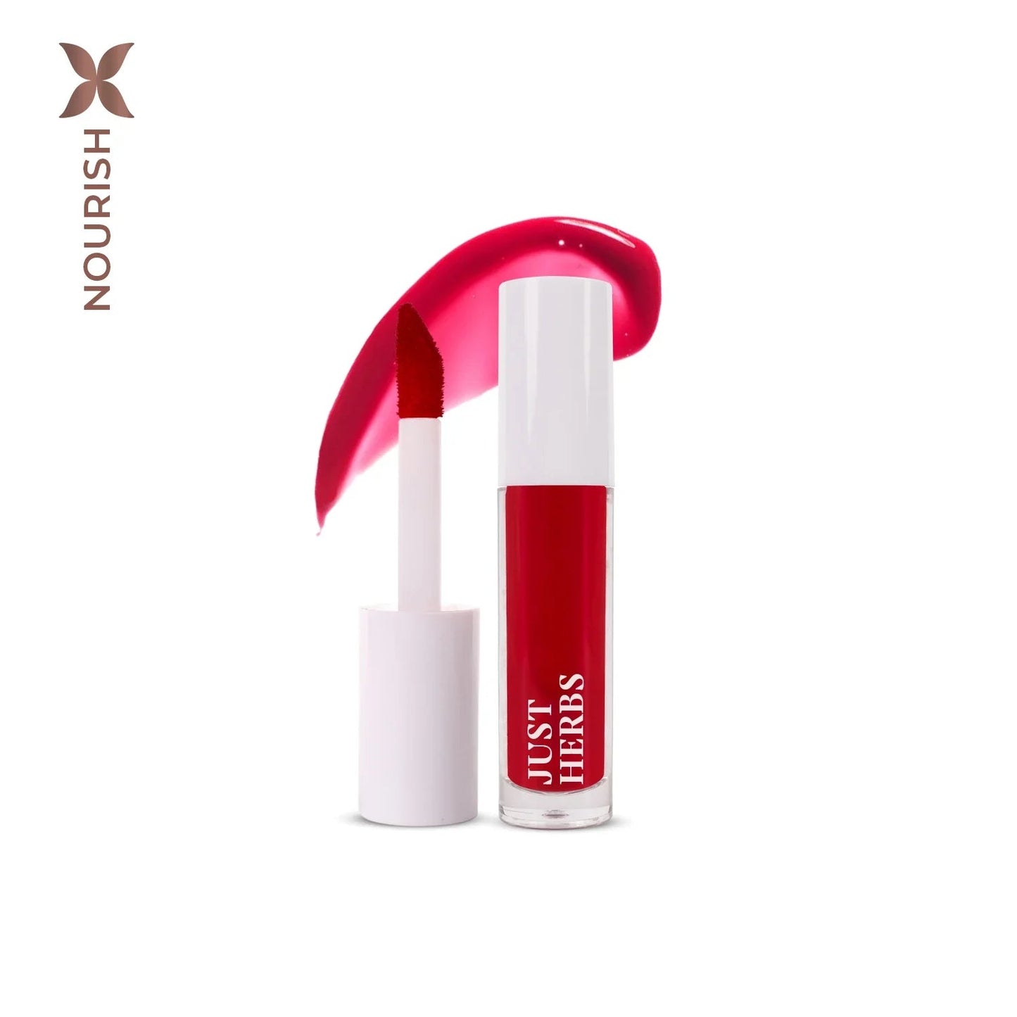 【Just Herbs】 Water Baby Lip & Cheek Tint with Liquorice Root and Aloe Vera｜ウォーターベビー リップ＆チーク ティント リコリスルート＆アロエベラ