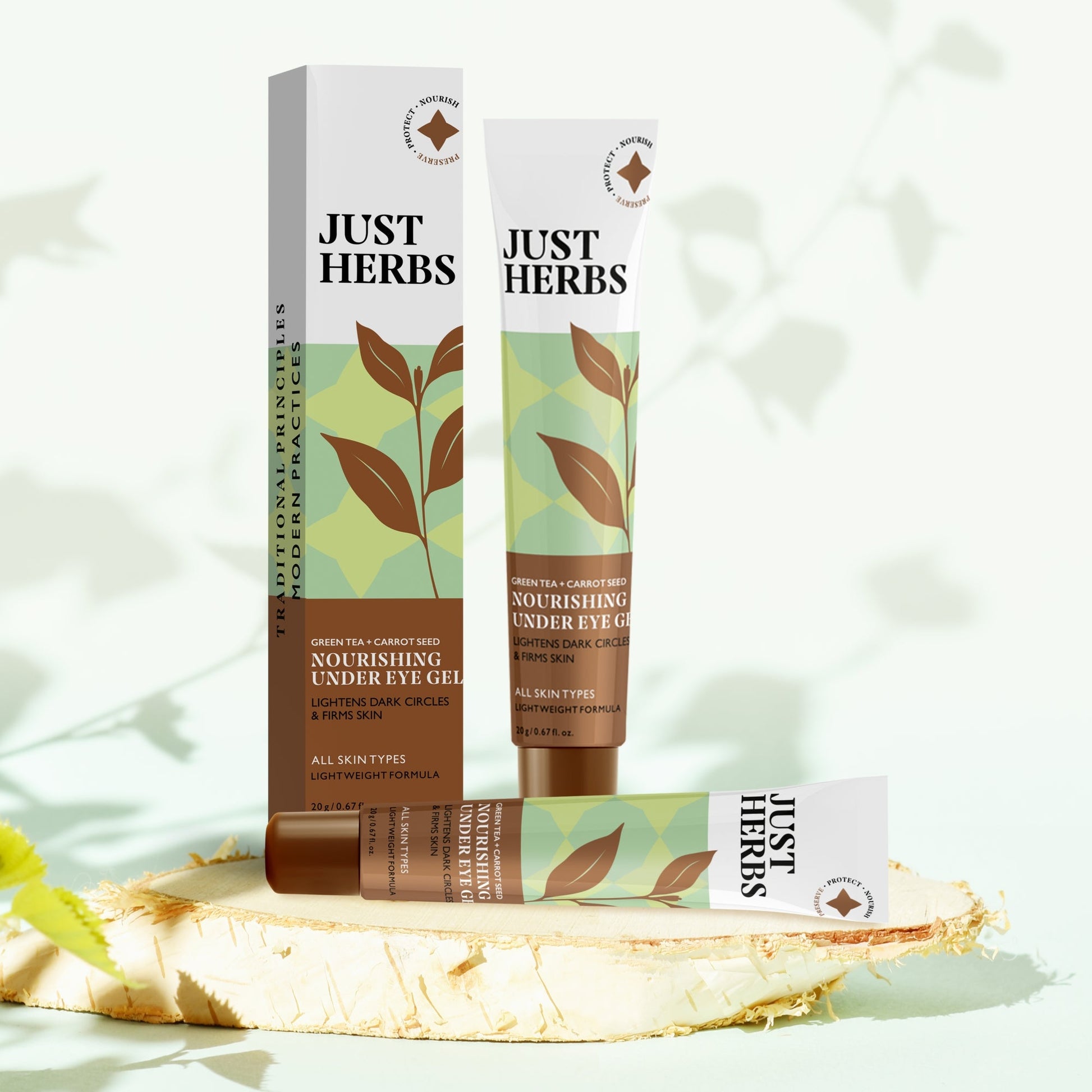 Nourishing Under Eye Gel with Green Tea and Carrot Seed 20g