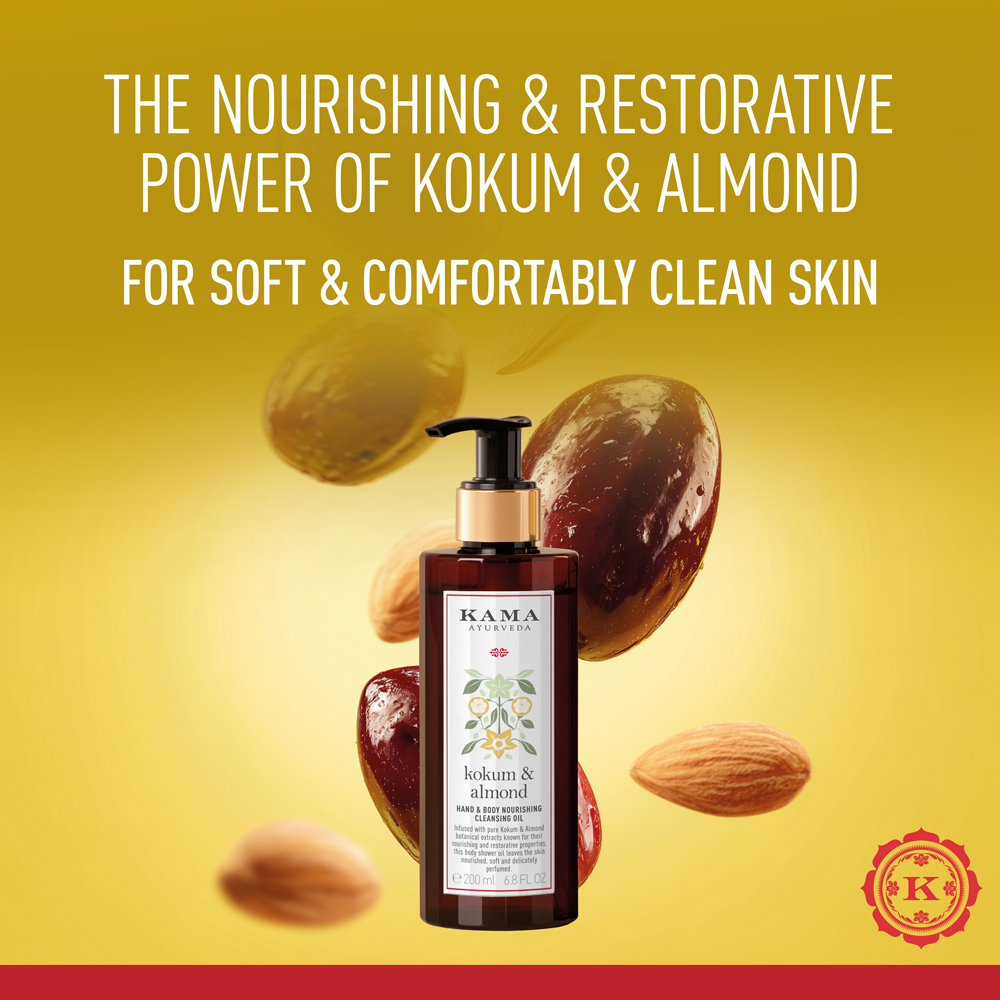 Kokum Almond Hand & Body Nourishing Cleansing Oil 200ml