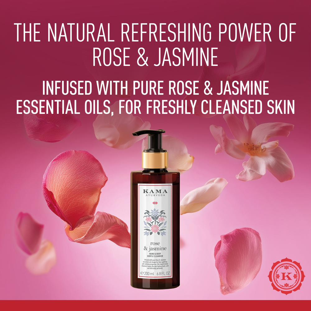 Rose & Jasmine Moisturising Hand and Body Cleanser 50ml