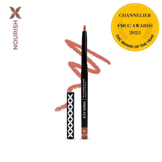 【Just Herbs】 Fill & Define Lip Liner with Shea Butter and Coconut Oil 05 Caramel Carnival