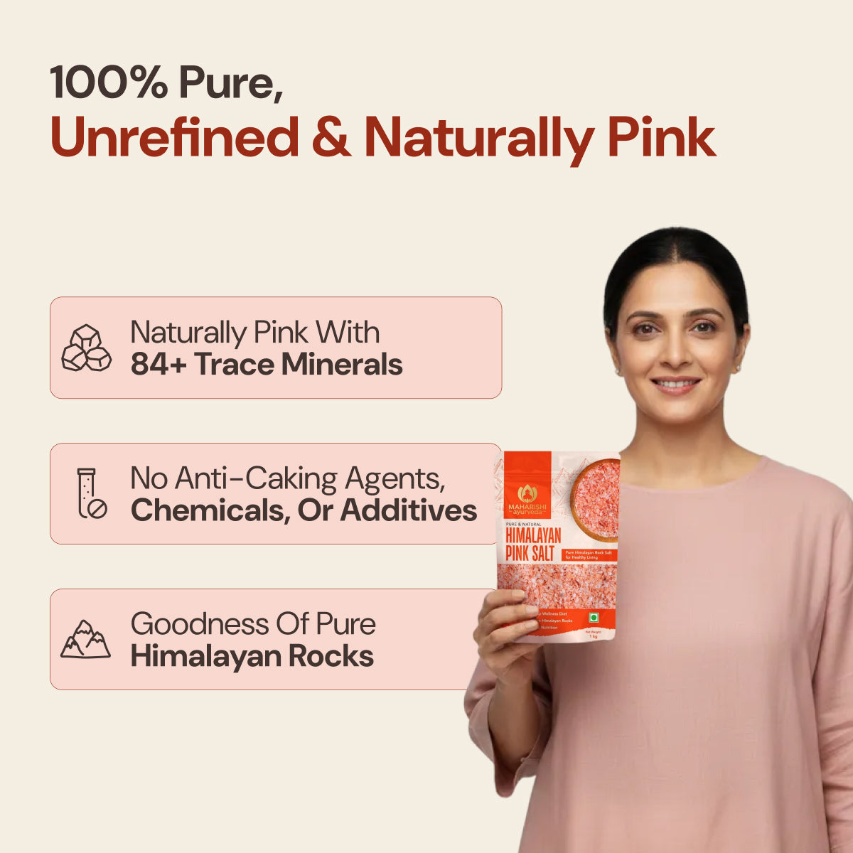 Pure Himalayan Pink Salt | Mineral-Rich Rock Salt Benefits