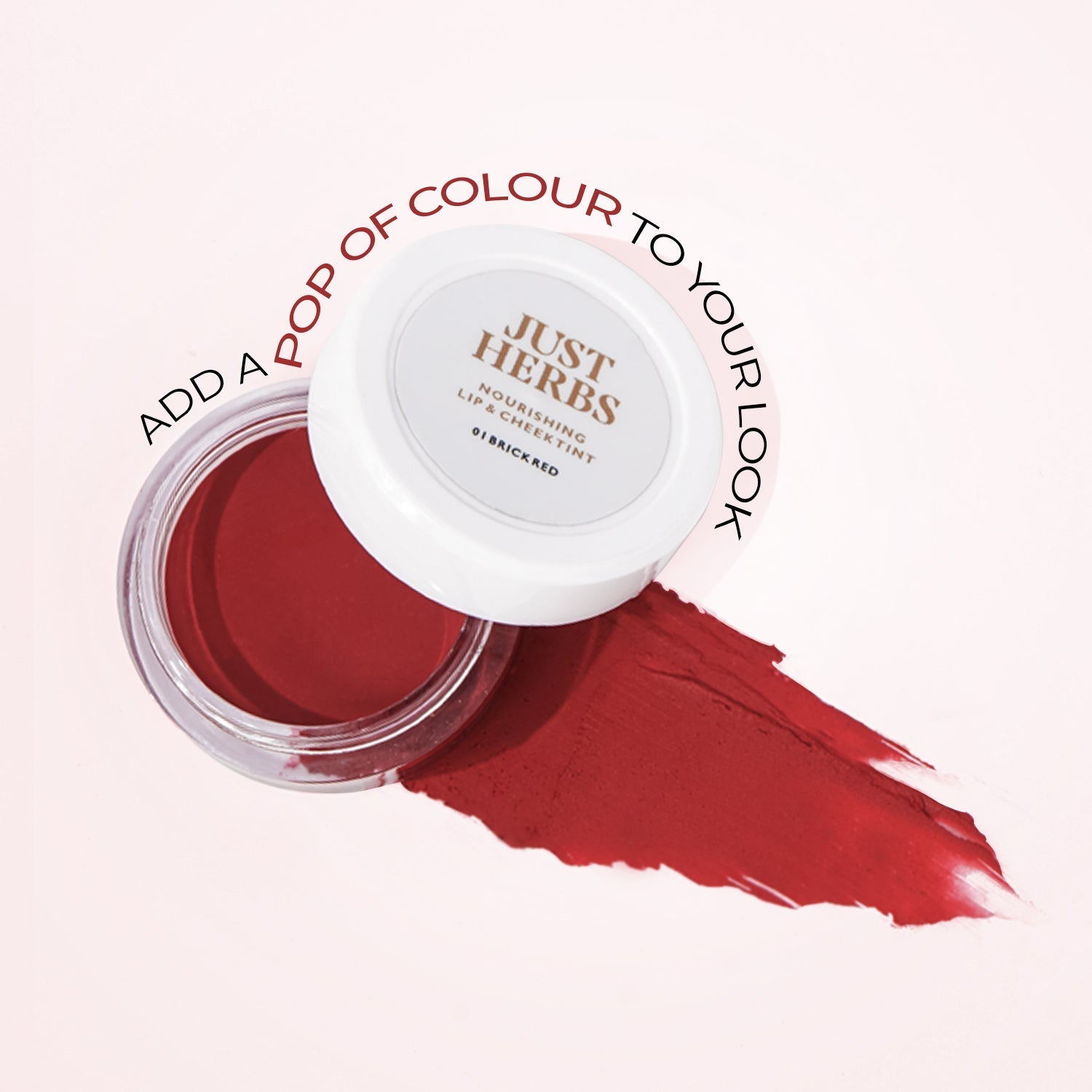 Nourishing Lip and Cheek Tint (Pack of 2): Pink Forever and Brick Red