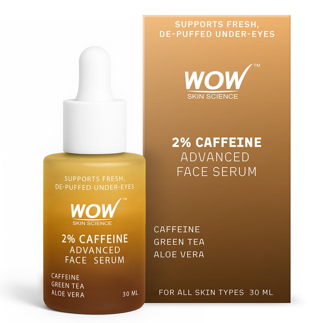 2% Caffeine Face Serum Reduce Puffiness & Revitalize Skin 30ml
