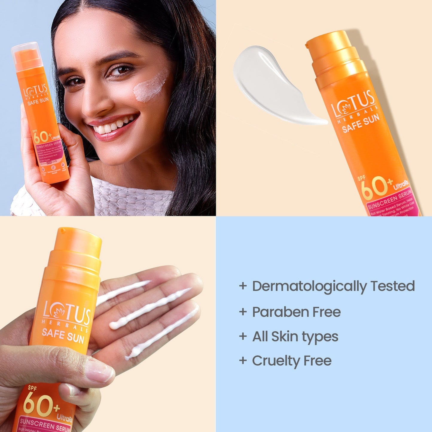 Safe Sun UltraRX Sunscreen Serum SPF 60 PA++++ 50ml