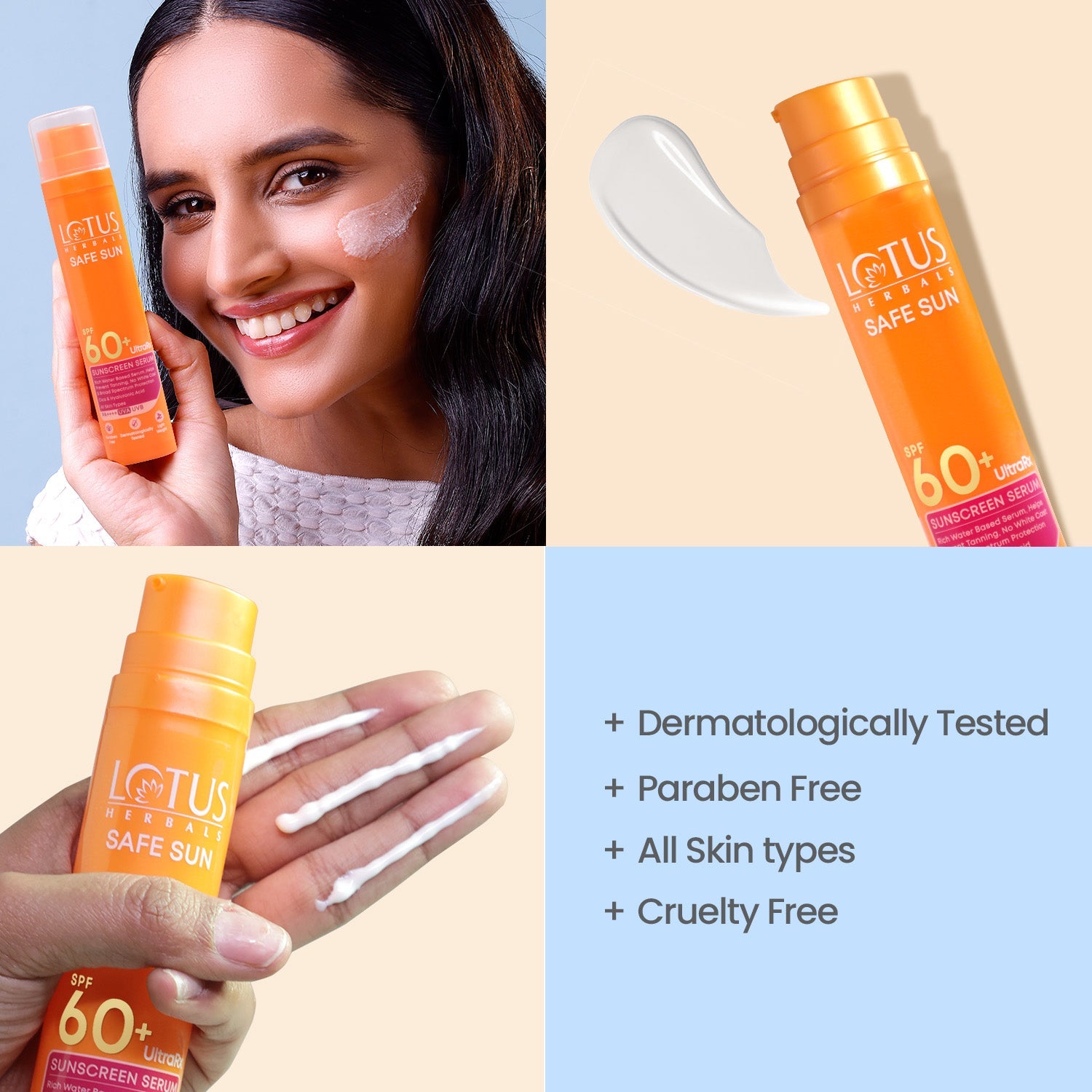 Safe Sun UltraRX Sunscreen Serum SPF 60 PA++++ 50ml