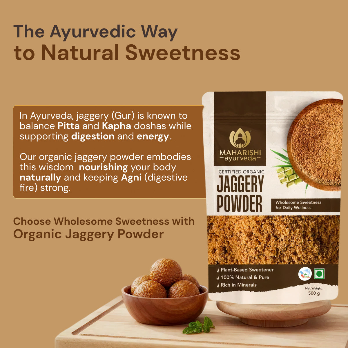 Organic Jaggery Powder | Best Jaggery Powder Available near you