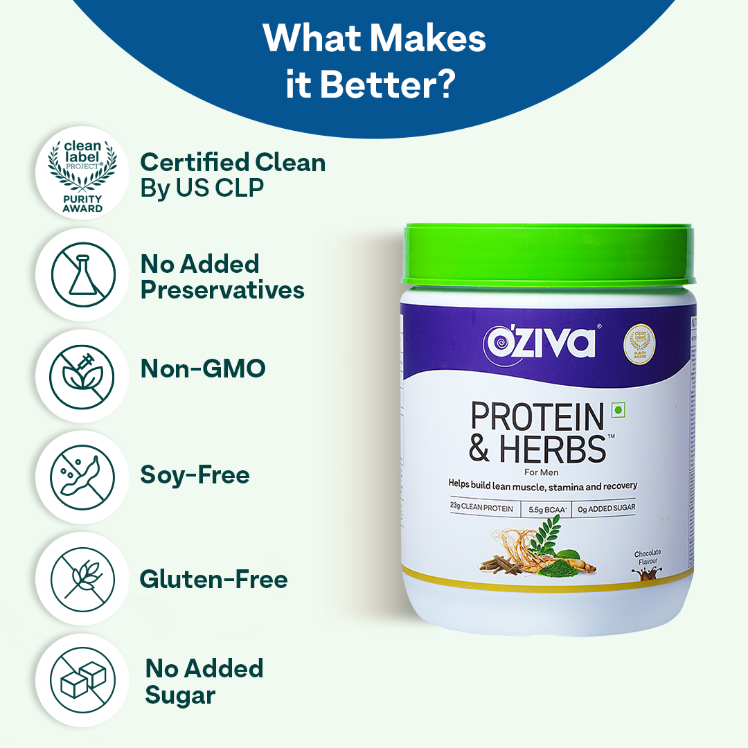 Protein & Herbs, Men Chocolate / 4 lbs