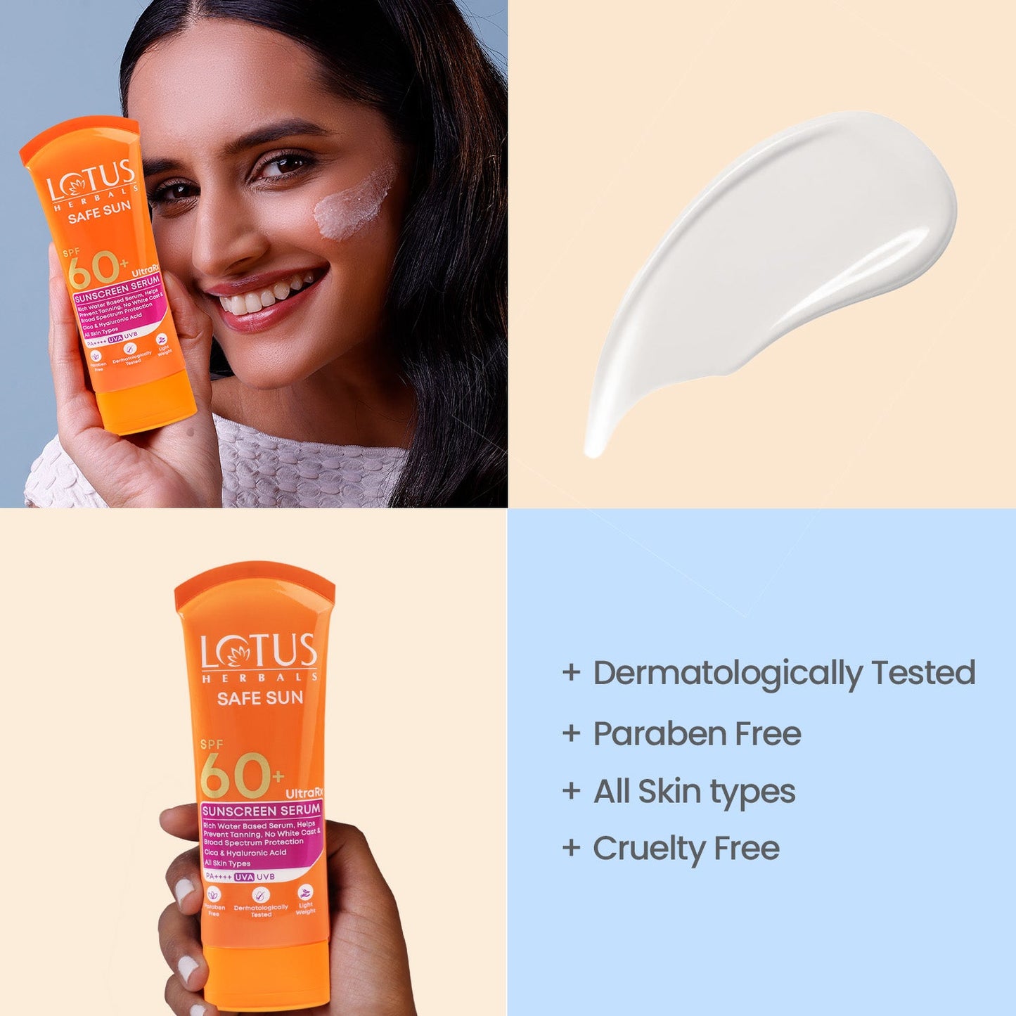 Safe Sun UltraRX Sunscreen Serum SPF 60 PA++++ 50ml