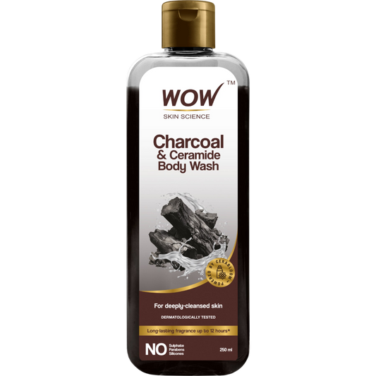 Charcoal & Ceramide Detox Body Wash Impurity Removal Cleanse 250ml