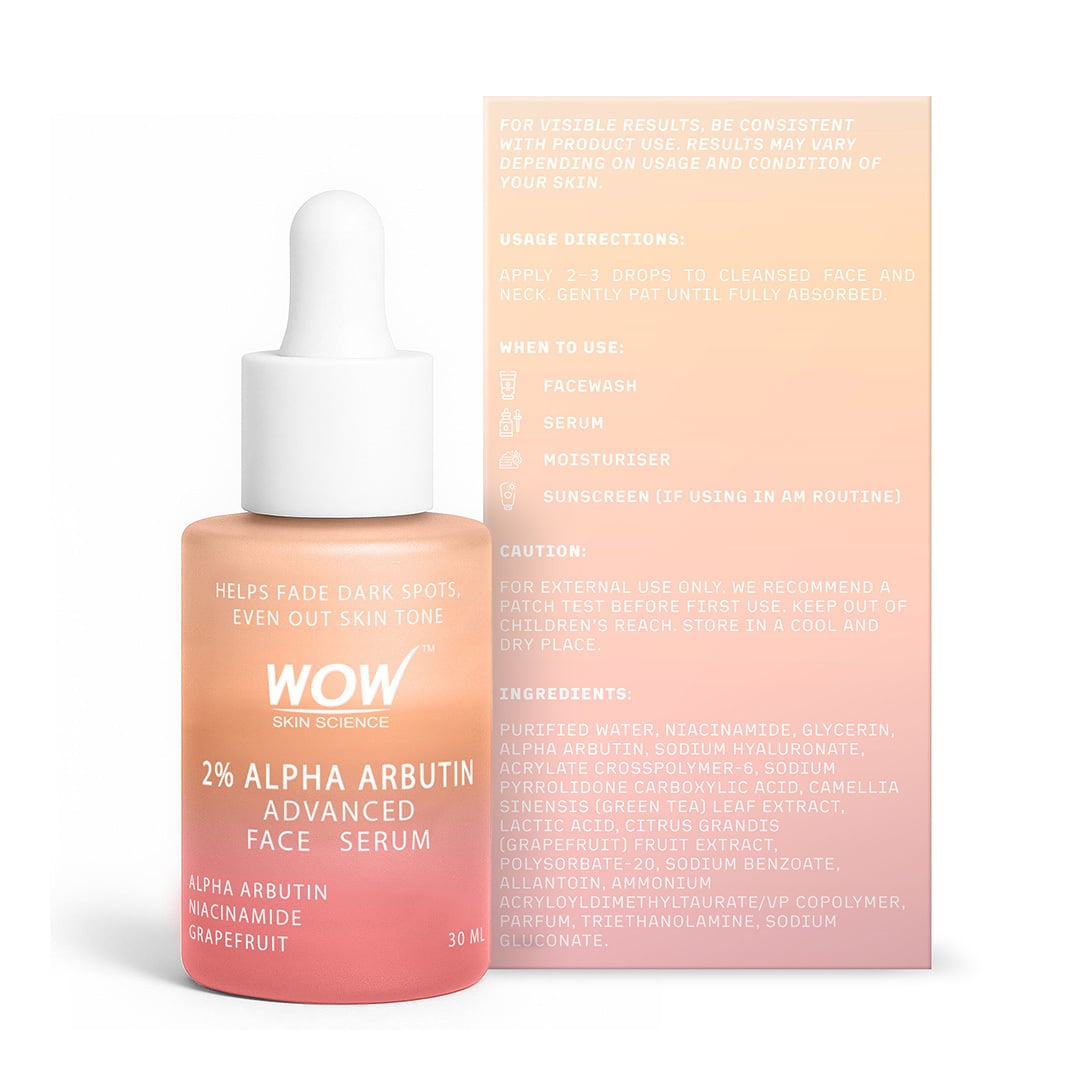 2% Alpha Arbutin Advanced Face Serum Fades Dark Spots 30ml