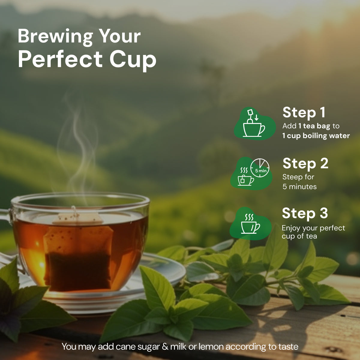 Tulsi Green Tea Premium | Organic Ayurvedic Blend