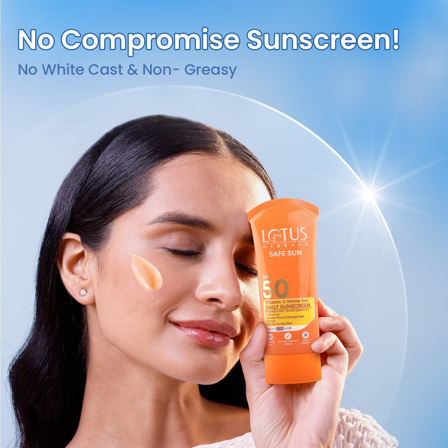 Safe Sun Vitamin-C MatteGEL Daily Sunscreen SPF 50 100g