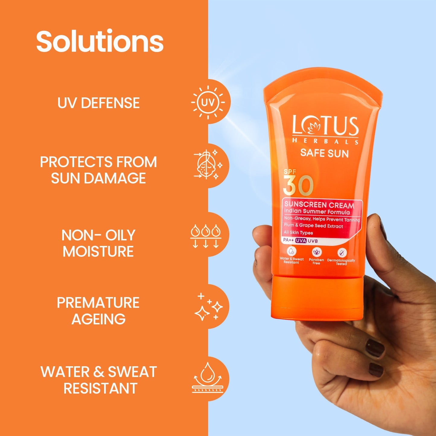 Safe Sun Sunscreen Cream SPF 30 PA++ 100g