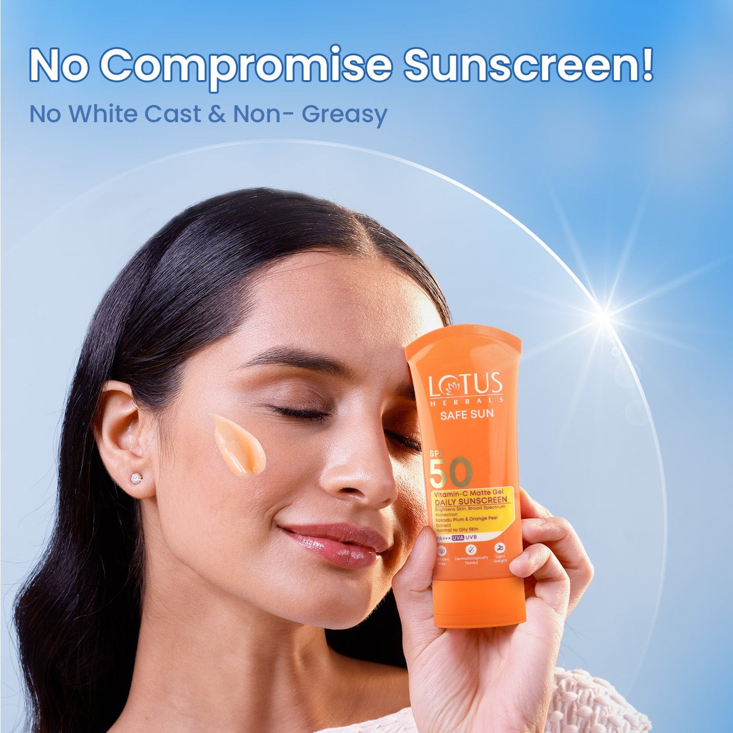Safe Sun Vitamin-C MatteGEL Daily Sunscreen SPF 50 75g