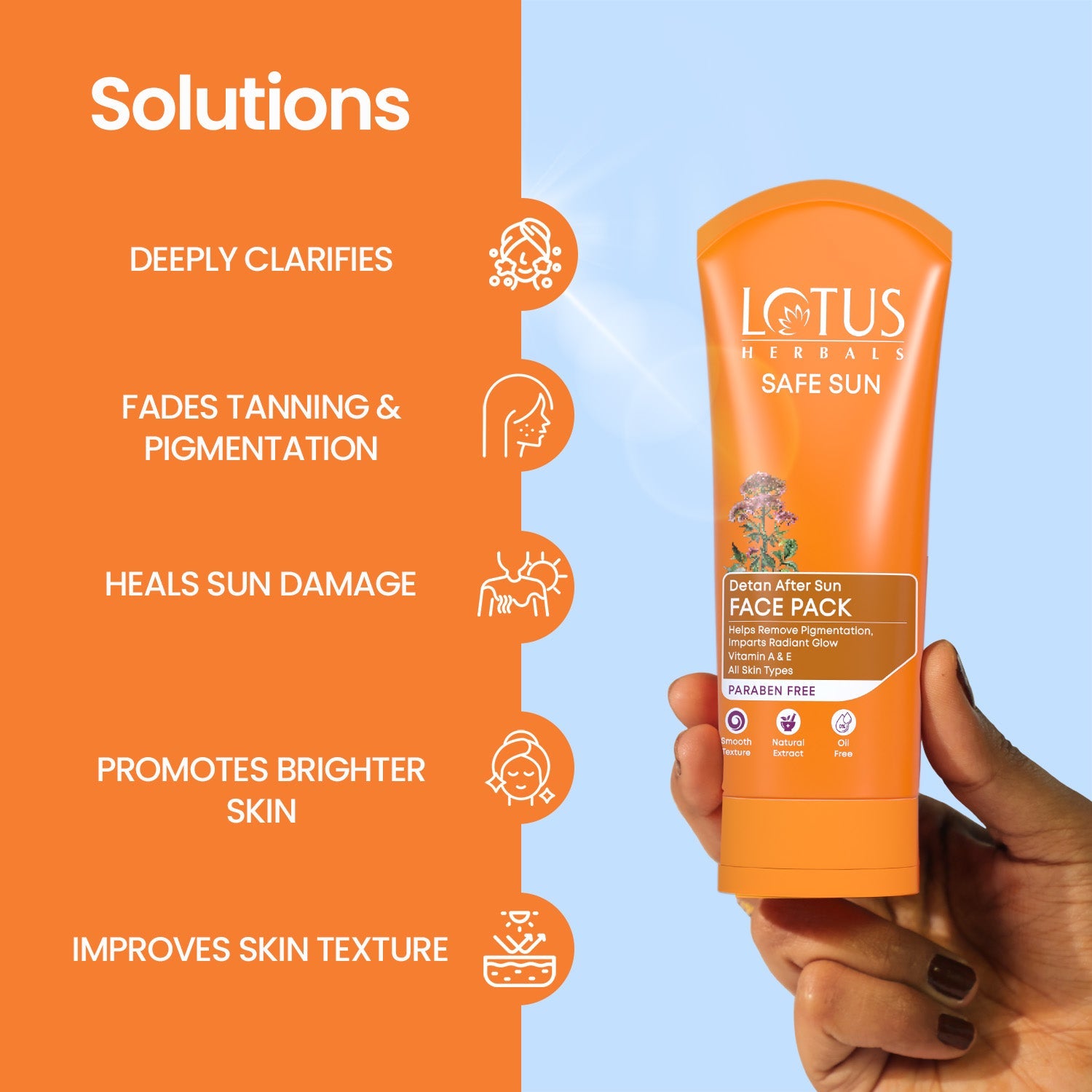 Safe Sun DeTAN After-Sun Face Pack 100 g
