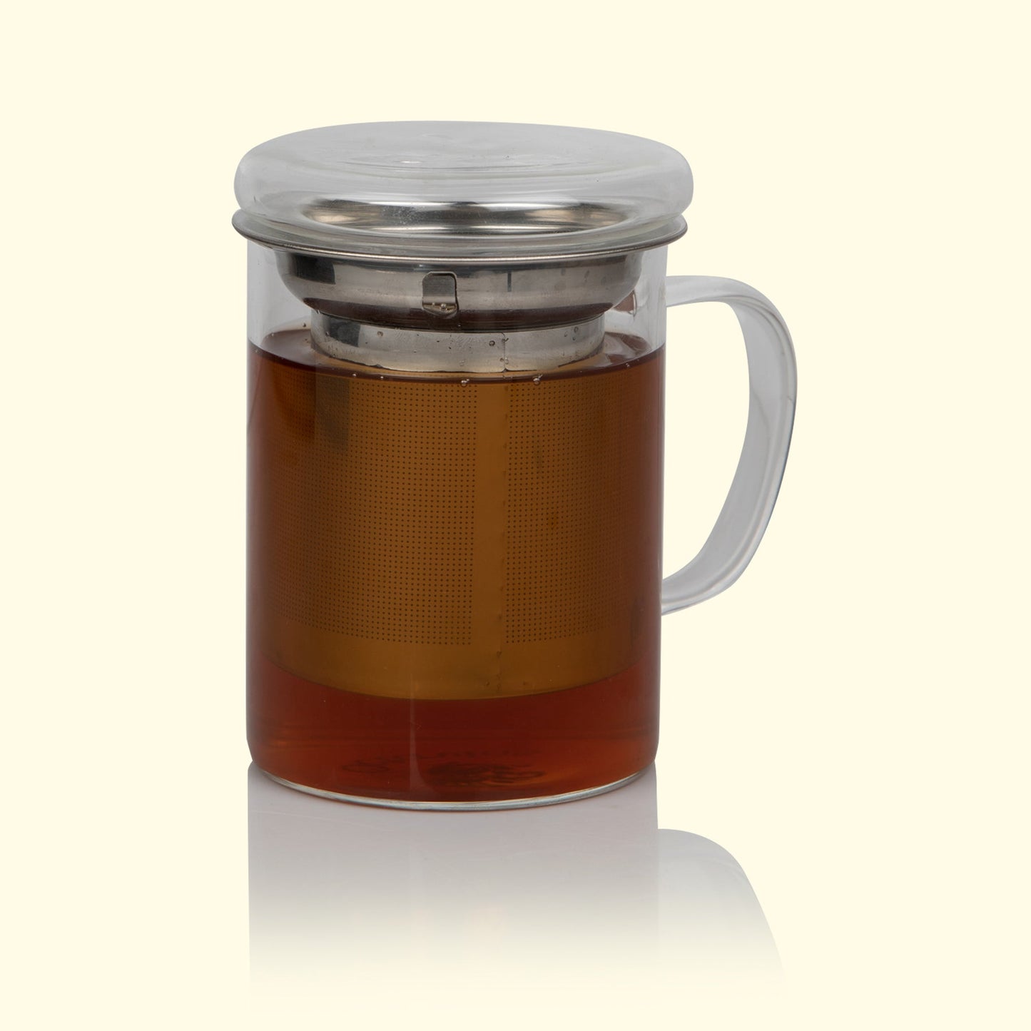 Borosilicate Glass Cup with Steel Infuser 350 ML 350ml