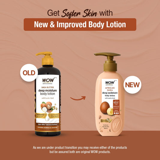 Shea & Cocoa Butter Body Lotion 48-Hour Deep Moisturization 400ml