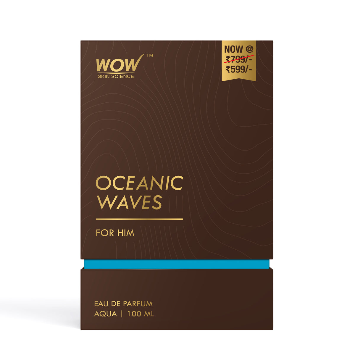 【WOW Skin Science】Oceanic Waves Eau De Parfum Aqua for Men｜オーシャニックウェーブ オードパルファム アクア フォーメン｜100ml