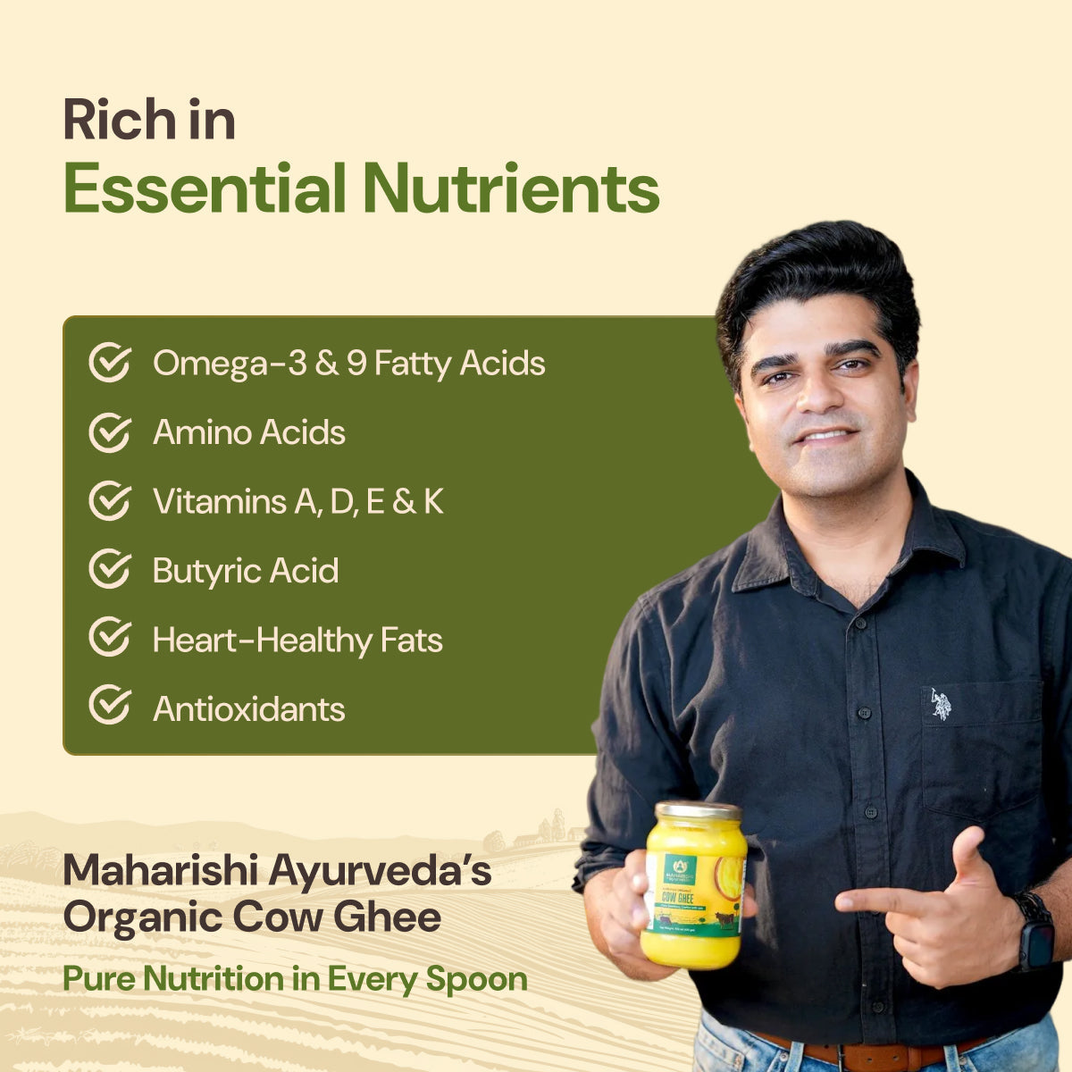 Pure Organic Cow Ghee | Improves Overall Wellness