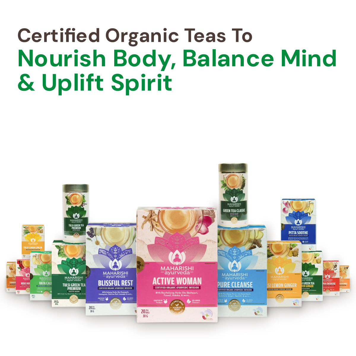 Tulsi Green Tea Premium | Organic Ayurvedic Blend