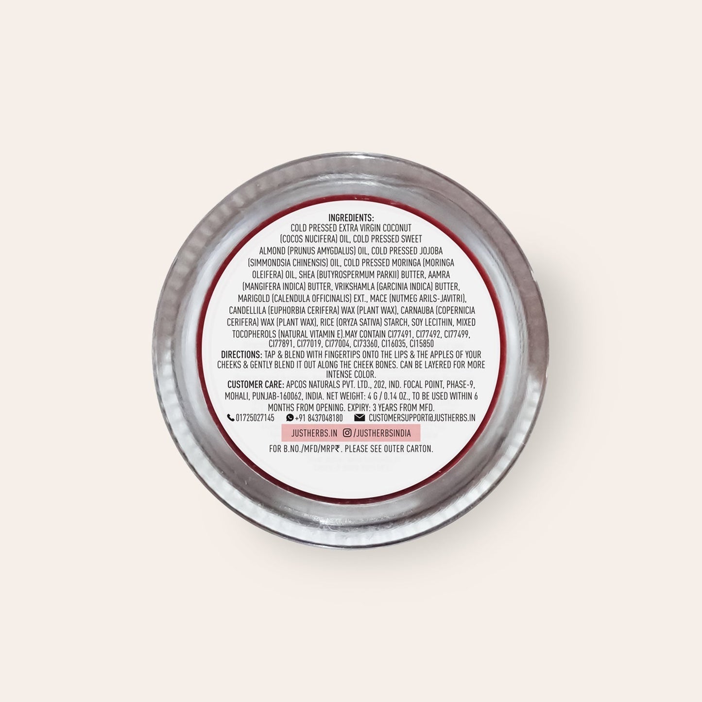 Nourishing Lip and Cheek Tint (Pack of 2): Peachy Coral and Pink Forever